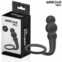 Addicted Toys Model 1 - anatomiczna zatyczka z pierścieniem, silikon medyczny