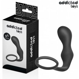Addicted Toys Model 3 - silikonowy korek analny z uchwytem i pierścieniem