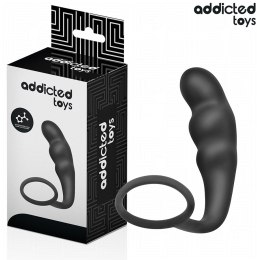 Addicted Toys Model 4 silikonowy korek anatomiczny z pierścieniem 204 mm