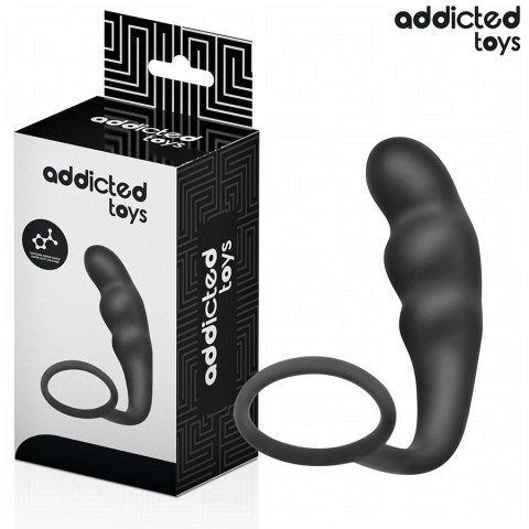 Addicted Toys Model 4 silikonowy korek anatomiczny z pierścieniem 204 mm