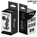 Addicted Toys Plug S 10,3 cm silikonowy model kulisty czarny