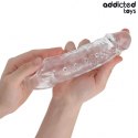 Addicted Toys Transparentna osłona intymna M 27 cm elastyczna