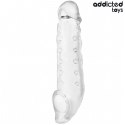 Addicted Toys Transparentny przedłużacz intymny S 23 cm anatomiczny