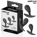 Addicted Toys Zestaw 3 zatyczek analnych silikonowych - rożne rozmiary
