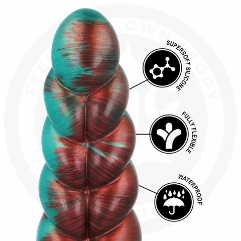 EPIC Zirion Aridfire - silikonowy model anatomiczny, ognista kolorystyka, 206 mm