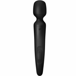 Satisfyer Wand-erland Czarny - Masażer Wibracyjny XXL, 50 Trybow, IPX7