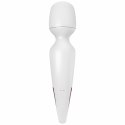 Satisfyer Wand-erland biały - masażer wibracyjny XXL, wodoodporny