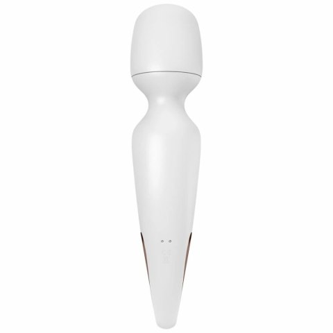 Satisfyer Wand-erland biały - masażer wibracyjny XXL, wodoodporny