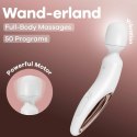 Satisfyer Wand-erland biały - masażer wibracyjny XXL, wodoodporny