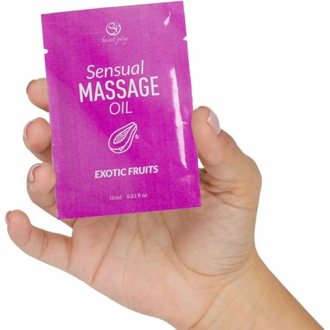 Secret Play Olejek do Masażu Exotic Fruit 10 ml - Jednorazowa Saszetka