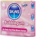 Skins Bubblegum Premium - prezerwatywy smakowe 4 sztuki, zapach gumy balonowej