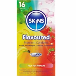 Skins Flavored Premium - prezerwatywy smakowe 16 szt. mix smakow