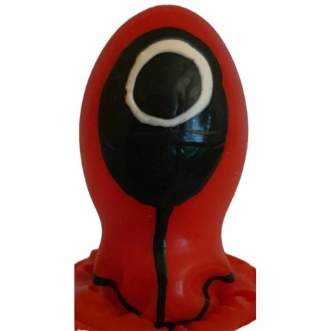 Condomerie Circle - Artystyczna prezerwatywa ręcznie malowana, lateks