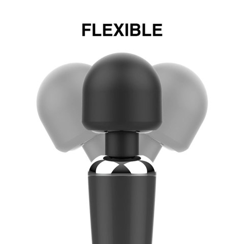 Naomi Wand Super Strong Massager antracytowy, 20 trybow, USB