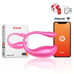 ONINDER Nairobi - Jajeczko sterowane aplikacją, rożowe, IPX7, Bluetooth