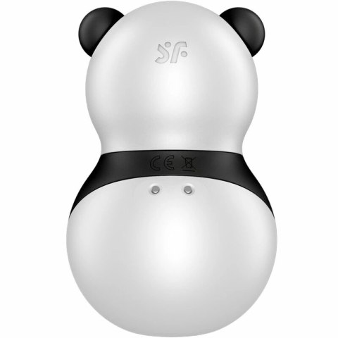 Satisfyer Pocket Panda - kompaktowy stymulator pulsacyjny, czarno-biały