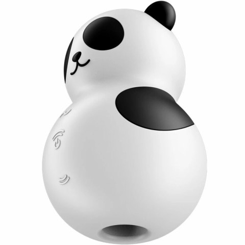 Satisfyer Pocket Panda - kompaktowy stymulator pulsacyjny, czarno-biały