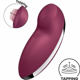 Satisfyer Tap & Climax 2 - Wielofunkcyjny model z 11 trybami, czerwony