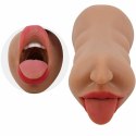CRAZY BULL Sarah - Masturbator model dwukanałowy, anatomiczny, TPR, wodoodporny