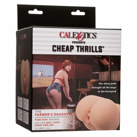 CalExotics Cheap Thrills Farmer's Daughter Model Pure Skin 1,1kg Masturbator podwojny
