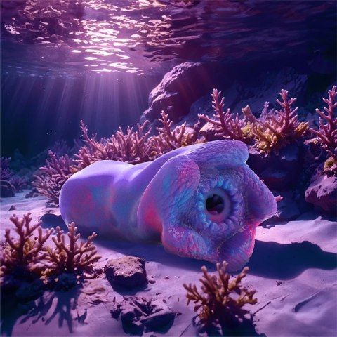 EPIC THETIS Cyclops - Silikonowa Maszyna Intymna, 200 mm, Kolorowy Design