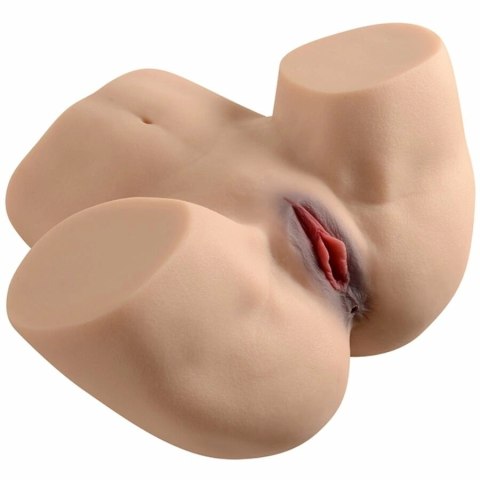 XISE KALLY Intymny model anatomiczny dwukanałowy, silikon TPE, realistyczny