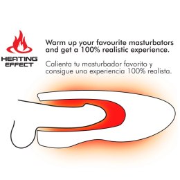 Jamyjob Spin-X - Intymna maszyna rotacyjno-grzewcza, silikon, ładowalna