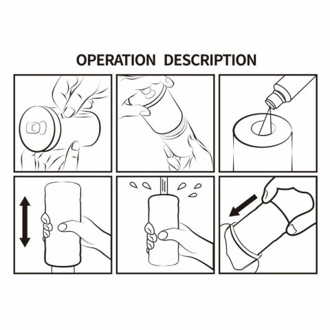 Pretty Love Model 2 - Masturbator Intymna Maszyna 3D, silikon TPR, przenośna