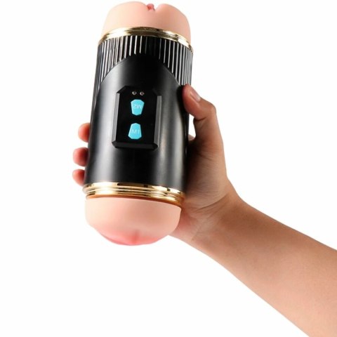 SHEQU Kay Podwojny System Wibracji z Anatomiczną Powierzchnią TPE