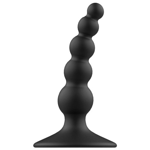 Addicted Toys Plug silikonowy 10 cm czarny - miękki, anatomiczny