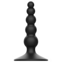 Addicted Toys Plug silikonowy 10 cm czarny - miękki, anatomiczny