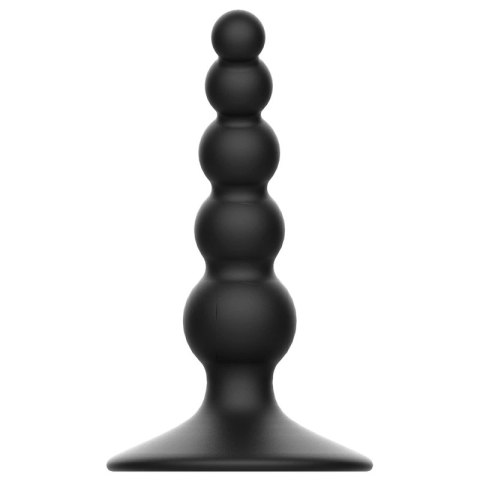 Addicted Toys Plug silikonowy 10 cm czarny - miękki, anatomiczny