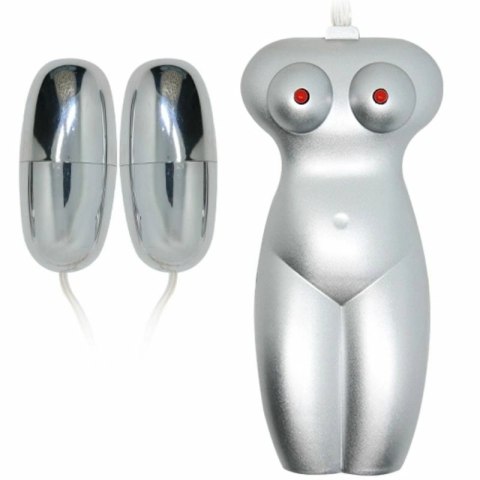 Baile Model SIATKA - Anatomiczna maszyna intymna z wibracjami, naturalny kolor