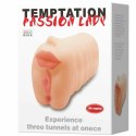 Baile Temptation Passion Lady - model z trzema anatomicznymi tunelami TPR