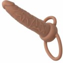 CalExotics Performance Maxx Podwojny Penetrator Silikonowy Brązowy USB