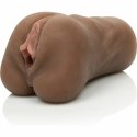 CalExotics PureSkin Brown - anatomiczna maszyna intymna 16,5 cm