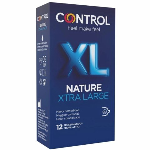 Control Adapta Nature XL 12 szt. prezerwatywy powiększone 57mm