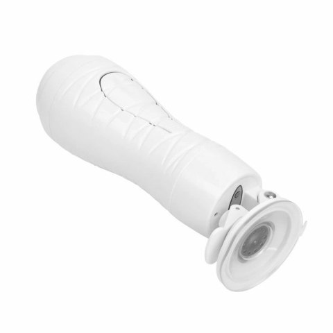 Crazy Bull Flora White - ładowana maszyna intymna z wibracjami 28,3 cm