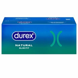 Durex Natural Slim Fit Basic 144 szt. - prezerwatywy lateksowe, rozmiar 52 mm