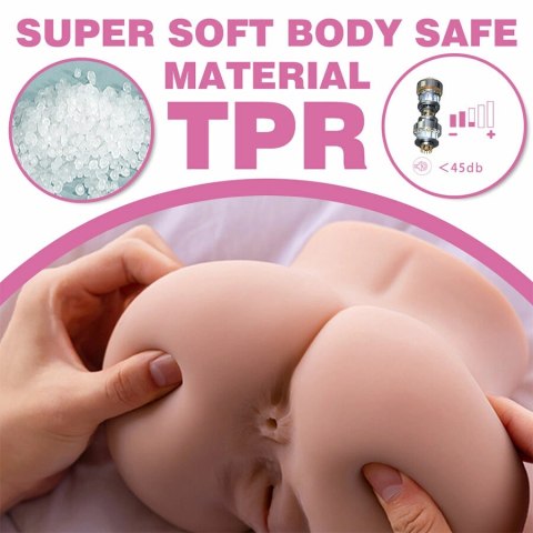 XISE Connie Back - model intymny z napędem, dwukanałowy, wibracyjny