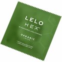 LELO HEX Organic prezerwatywy 3 szt. lateks organiczny L-arginina