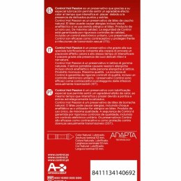 Control Hot Passion prezerwatywy rozgrzewające 10 szt. punkty 53mm