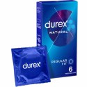 Durex Natural Classic 6 szt. - anatomiczne, naturalny lateks, wygodne zakładanie