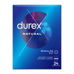 Durex Natural Plus 24 sztuki - ergonomiczne, lateksowe, zapachowe