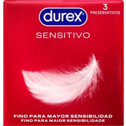 Durex Sensitive Soft prezerwatywy 3 szt. cienkie, anatomiczne, nawilżane