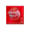 Durex Sensitive Soft prezerwatywy 3 szt. cienkie, anatomiczne, nawilżane