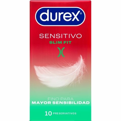 Durex Sensitivo Slim Fit 10 szt. - cienkie prezerwatywy anatomiczne