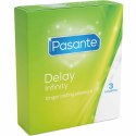 Pasante Delay 3 sztuki - prezerwatywy z systemem opoźniającym, 53 mm