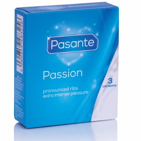 Pasante Ripped Passion prezerwatywy z teksturą i wypustkami 3 sztuki