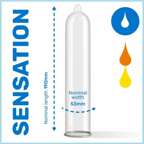 Pasante Tropical Mix 144 szt. - prezerwatywy smakowe mango, ananas, kokos